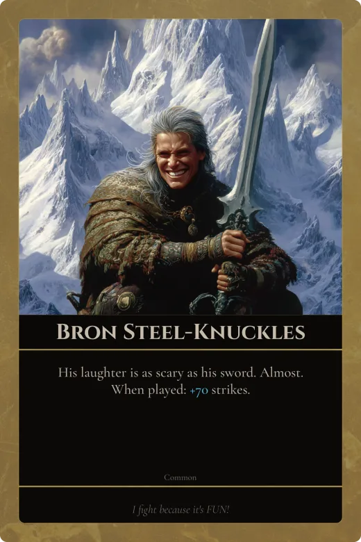 Bron Steel-Knuckles hero card